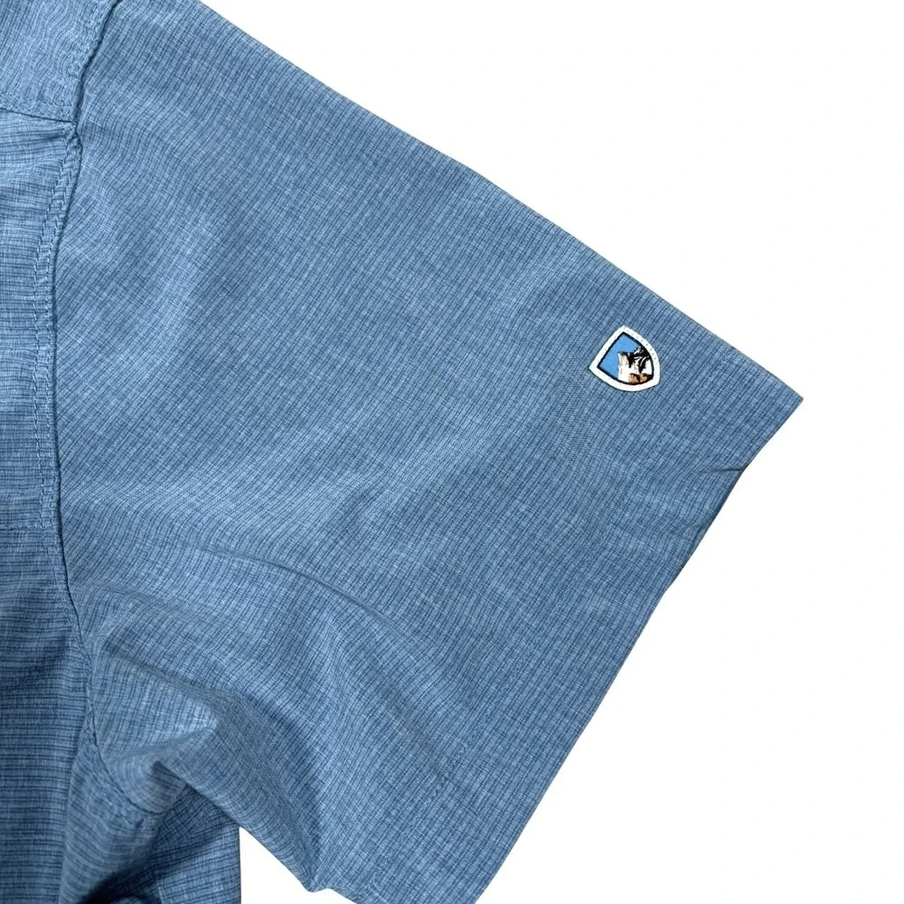 KUHL Optimizr Shirt Mens XL Tapered Fit Short Sleeve Button Up Hiking Utility - Picture 4 of 15